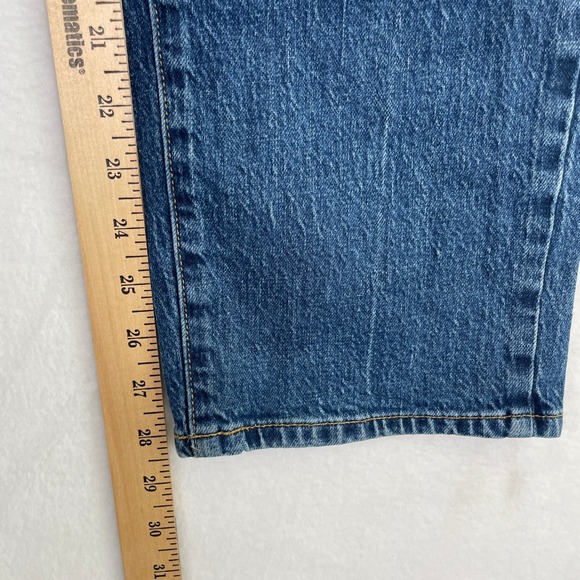 Talbots Women's High Waist Relaxed Jeans Palisades Wash Size 4 Denim - Picture 6 of 8